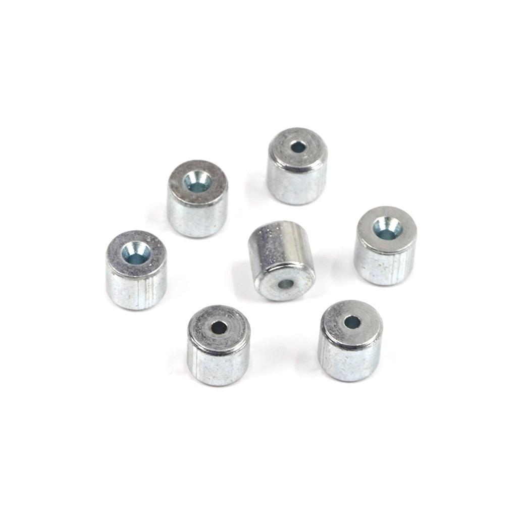 BCR010 100 шт. Ремонтный комплект для намотки стеклоподъемника автомобиля, стальной трос, концевой штифт, стопорная втулка, обжимная заклепка 6x5,45/1,7 мм