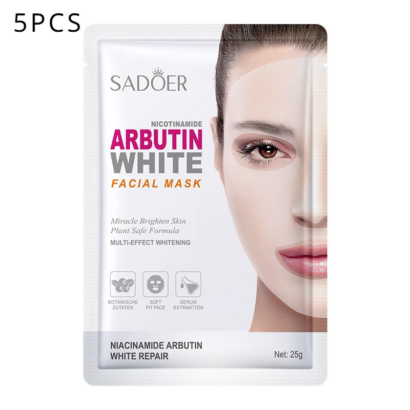 Sadoer Niacinamide Arbutin Hydrating Facial Mask Brightening Mask