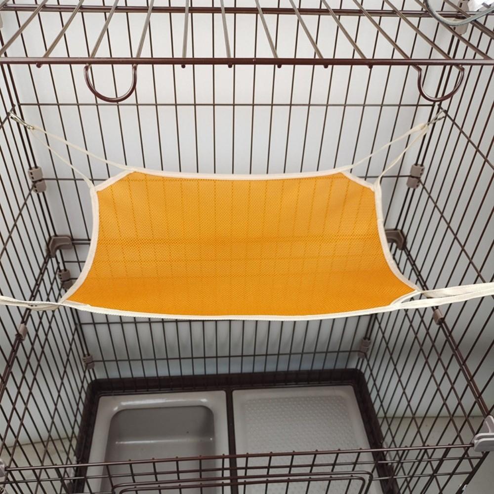 Comfortable Pet Cage Hammock Wear Resistant Hanging Sleeping Bed Cat Hanging Hammock  Indoor