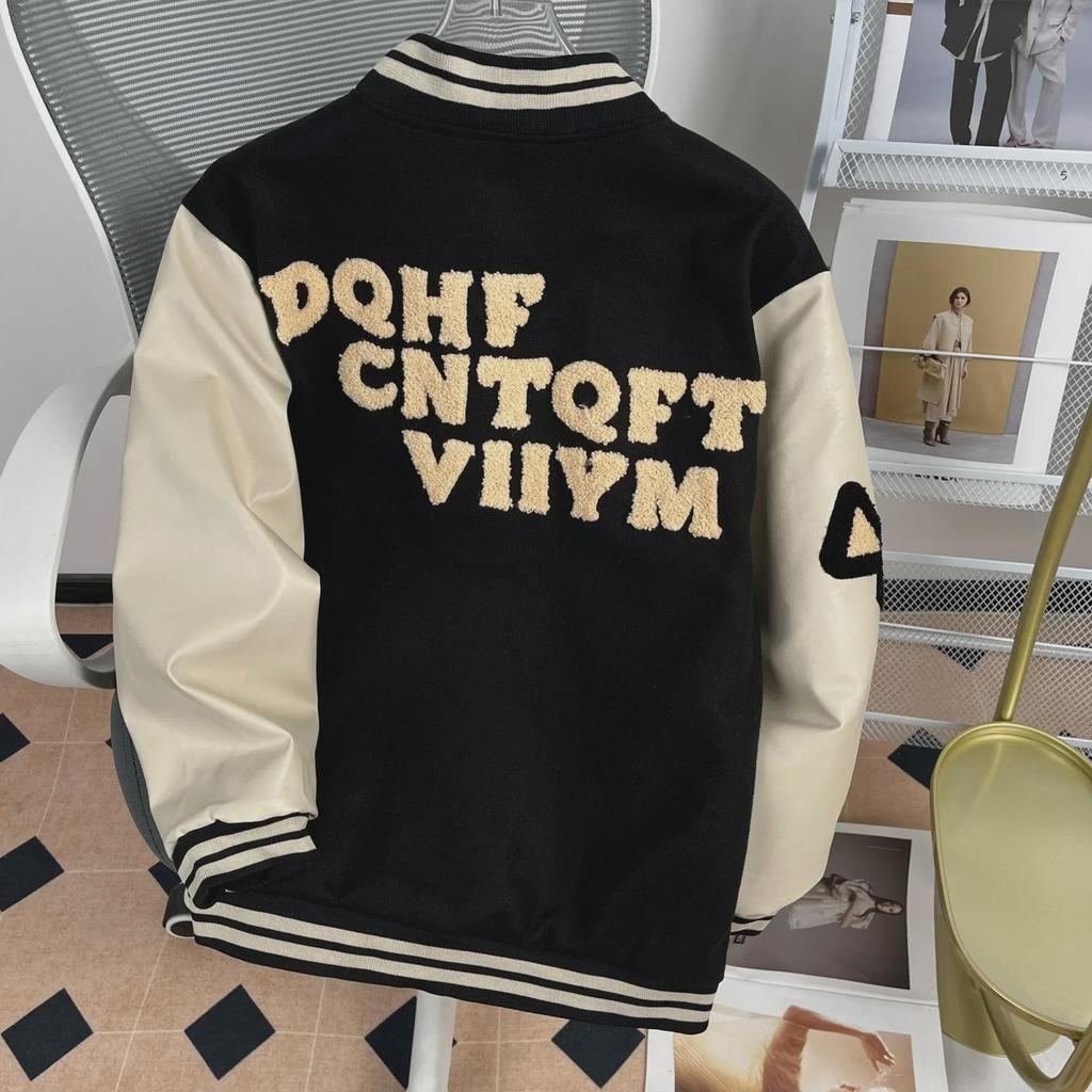 Trendy New Embroidered Men's Baseball Jacket - Autumn/Winter Collection
