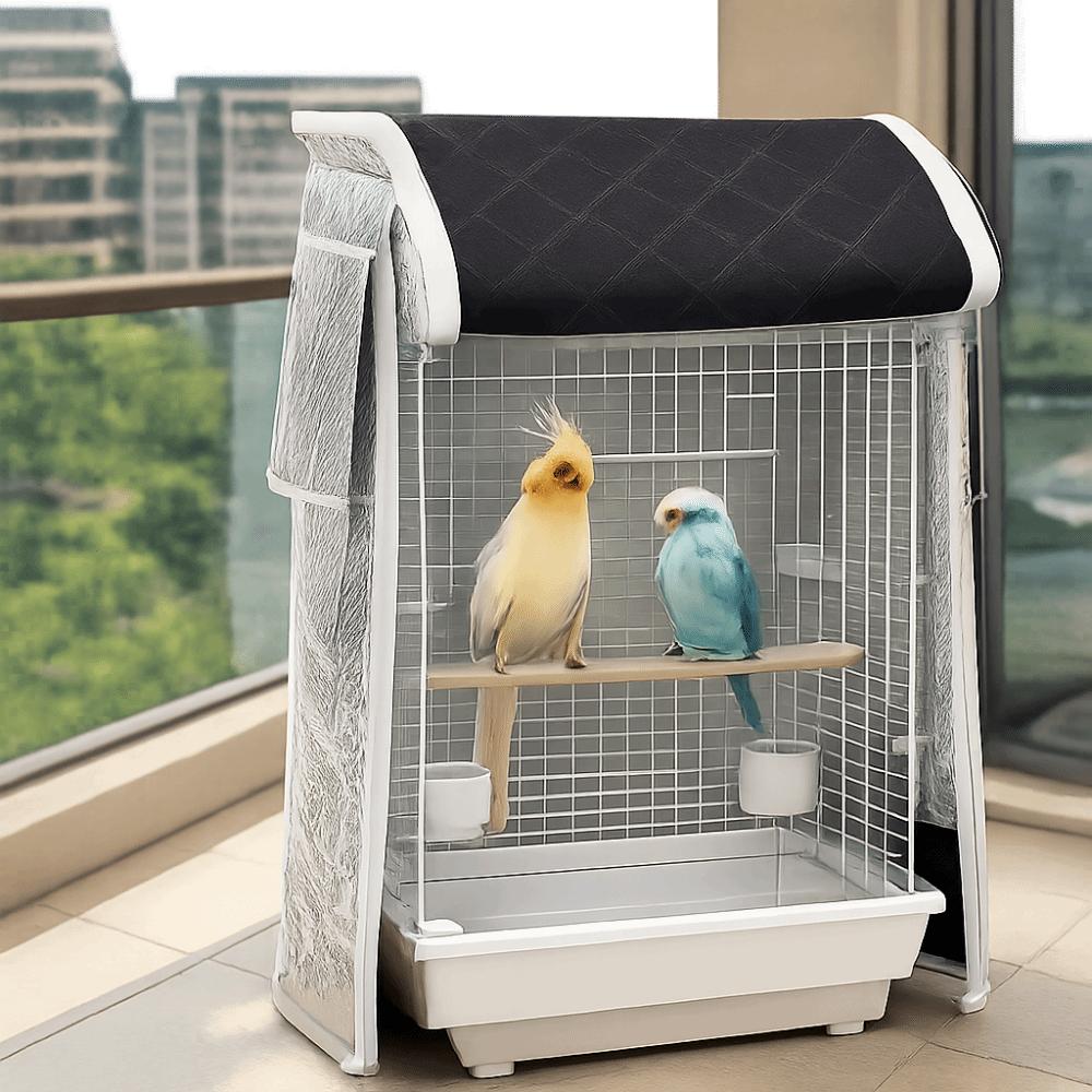 Warm Bird Cage Cover Waterproof Cold-Proof Cover Practical Blackout Protector  Night Use
