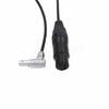 HangTon Audio Cable for ARRI Alexa 35 and Mini LF Camera Microphone Recorders, XLR 3-Pin To Right-Angle 6-Pin, 60cm
