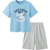 Balabala Boys' Short-sleeved T-shirt & Pants Set
