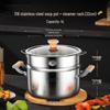 Суповая кастрюля и пароварка из нержавеющей стали 316