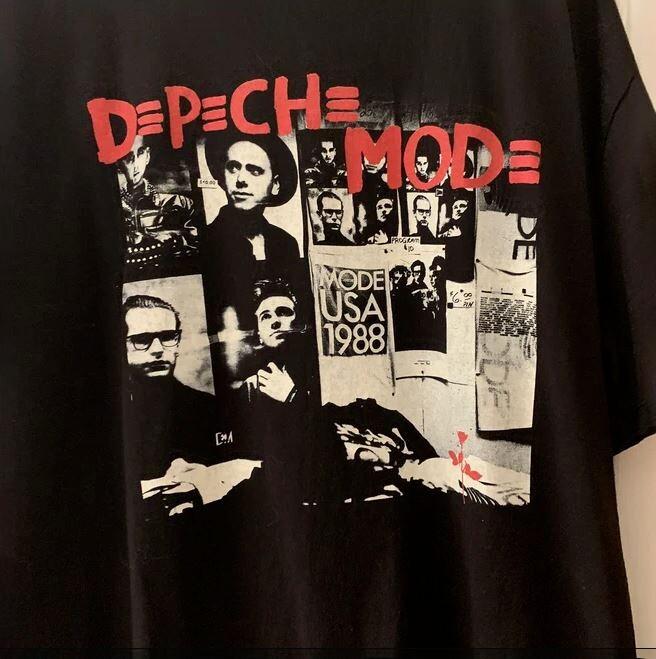 Футболка унисекс с коротким рукавом Depeche Mode Концертный Все размеры TT1206