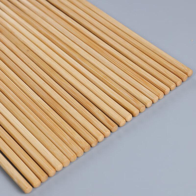 100 Pairs Individually Wrapped Carbonized Bamboo Chopsticks