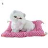 Baby Bear Simulation Cute Cat Kitten Sound Плюшевая игрушка-кукла со спальным ковриком Домашний декор