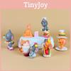 Tom And Jerry Cartoon Pvc Model With Hamburger Friesfor Design For Anime Fans