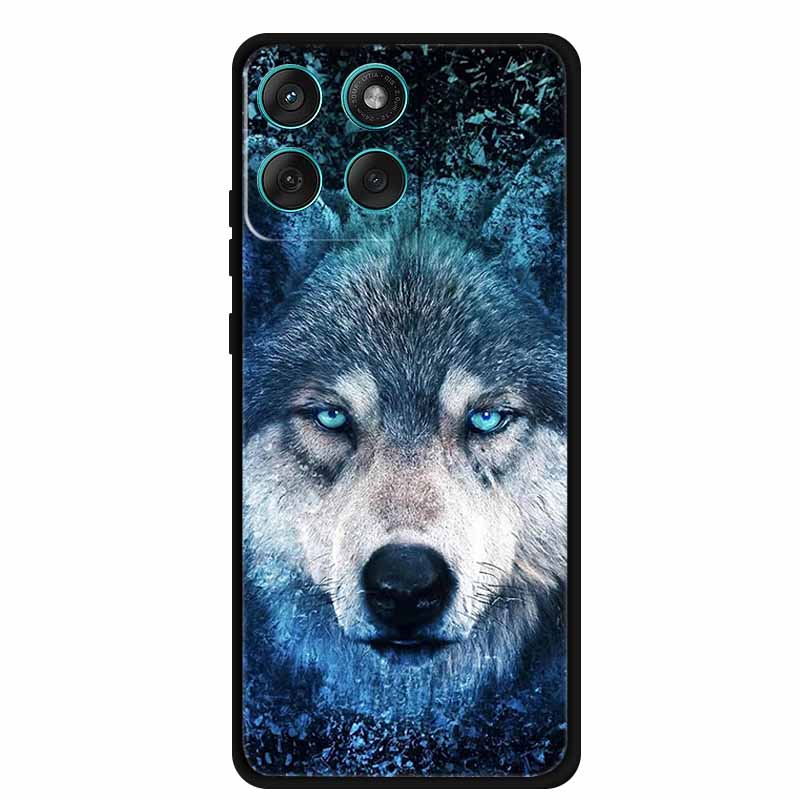 For Motorola Edge 60 Fusion Case XT2503-4 Wolf Lion Soft TPU Silicone Phone Cover for Motorola Edge 60 Fusion Case Fundas Coque