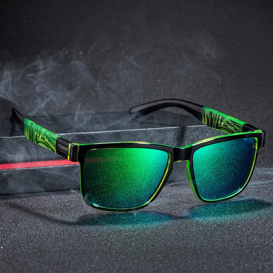 Fashion Vintage Square Sunglasses Men Women Driving Fishing Luxury Brand Designer Sun Glasses Man Driver's Eyewear UV400