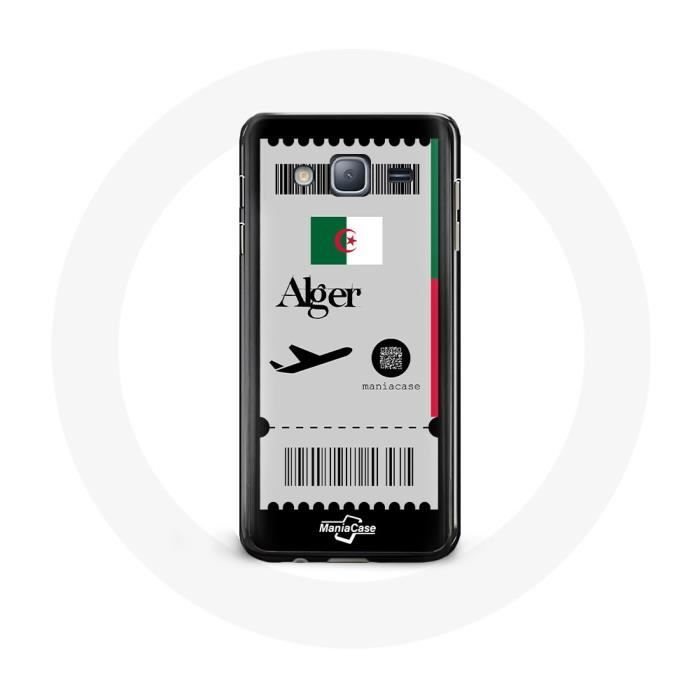Coque pour Samsung Galaxy J3 Billet d'avion Alger