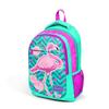 Детский школьный рюкзак с тремя отделениями Coral High Kids Water Green Pink Glittery Flamingo 14382