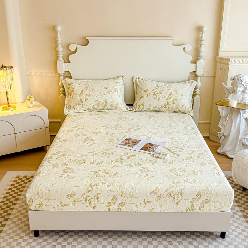 Теплая бархатная простыня на резинке, резное бархатное покрывало для кровати, эластичная простыня для дома, зимний мягкий протектор для матраса, sabanas (Нет наволочки)