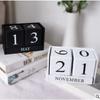 Pastoral Style Building Blocks Calendar Eternal Blocks Cube Calendar  Desktop