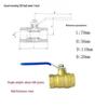 Ningbo Copper Ball Valve: 216/218 Tap, Double Female Threaded, Full Copper Switch.