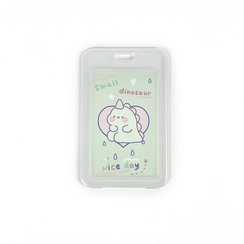 Kawaii Cartoon Lanyard Card Cover for Student Bus Cards Case Work Card Covers Id Credit Holder Storage Bags