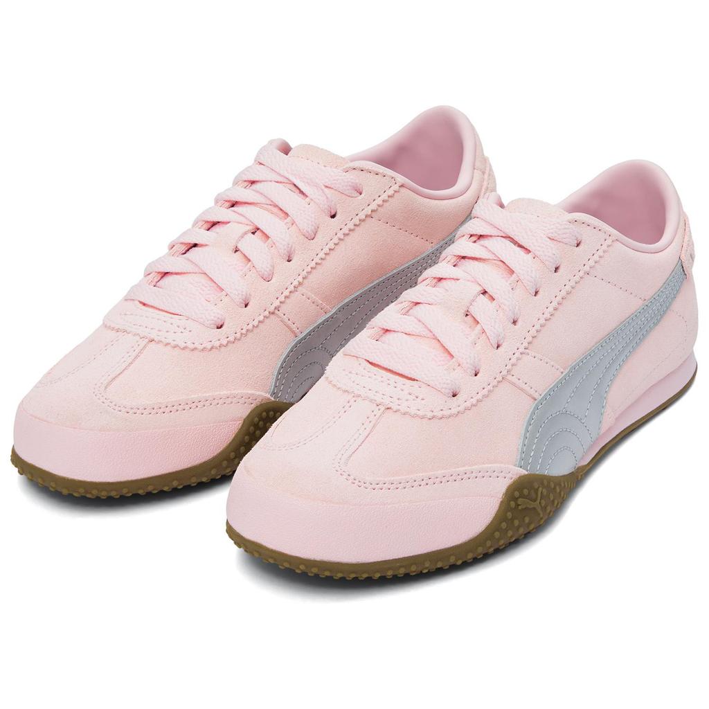 Puma Bella Ut Замшевые Модные Универсальные Тренировочные Низкие Кроссовки Унисекс Розовые 402980-01
