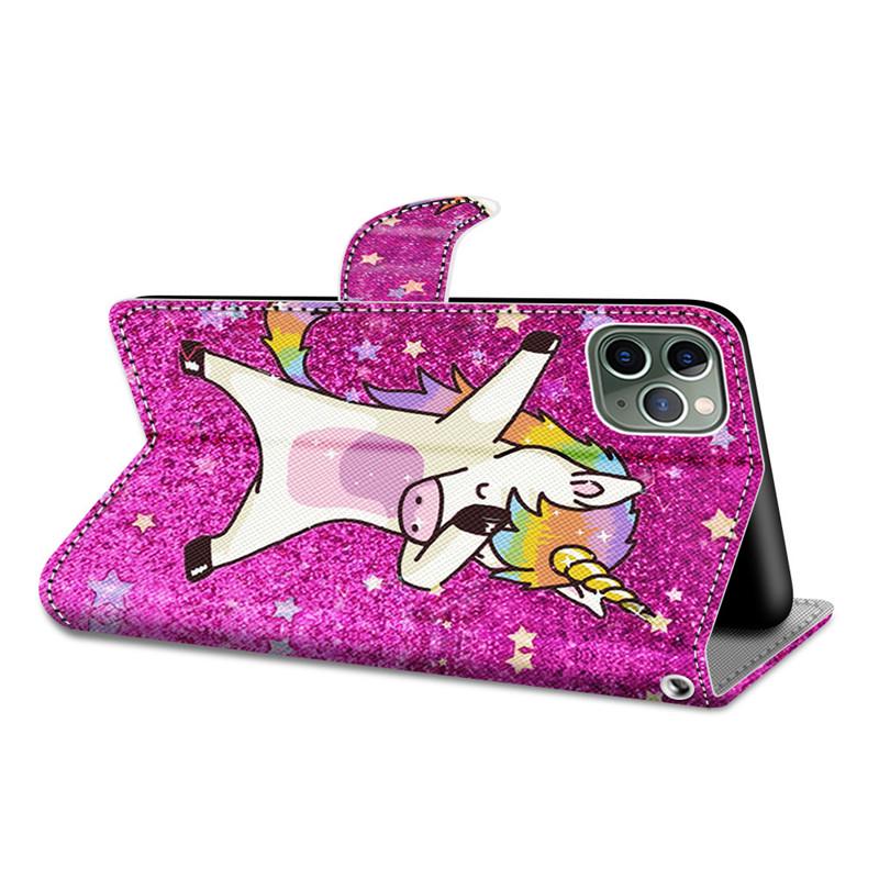 Модный расписной узорный чехол-книжка с ремешком для iPhone Samsung Huawei Honor Xiaomi Redmi OPPO Realme Moto Asus