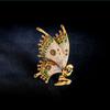 Ladies Banquet Gifts Butterfly Wings Collar Pins Enamel Pin Angel Butterfly Brooch Pins Scarf Clip