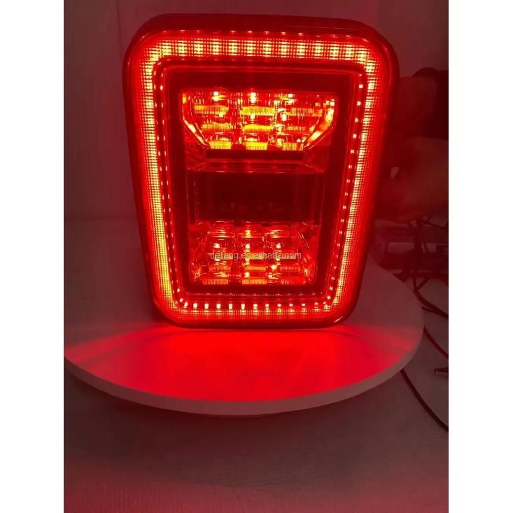 Car Taillight Turn Signal Modified LED Tail Light for Wrangler Gladiator JT Taillights Rear Brake Light 2020 2021+