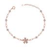 Korean Designer's Niche High-end Accessory, A Cherry Blossom S925 Sterling Silver Bracelet