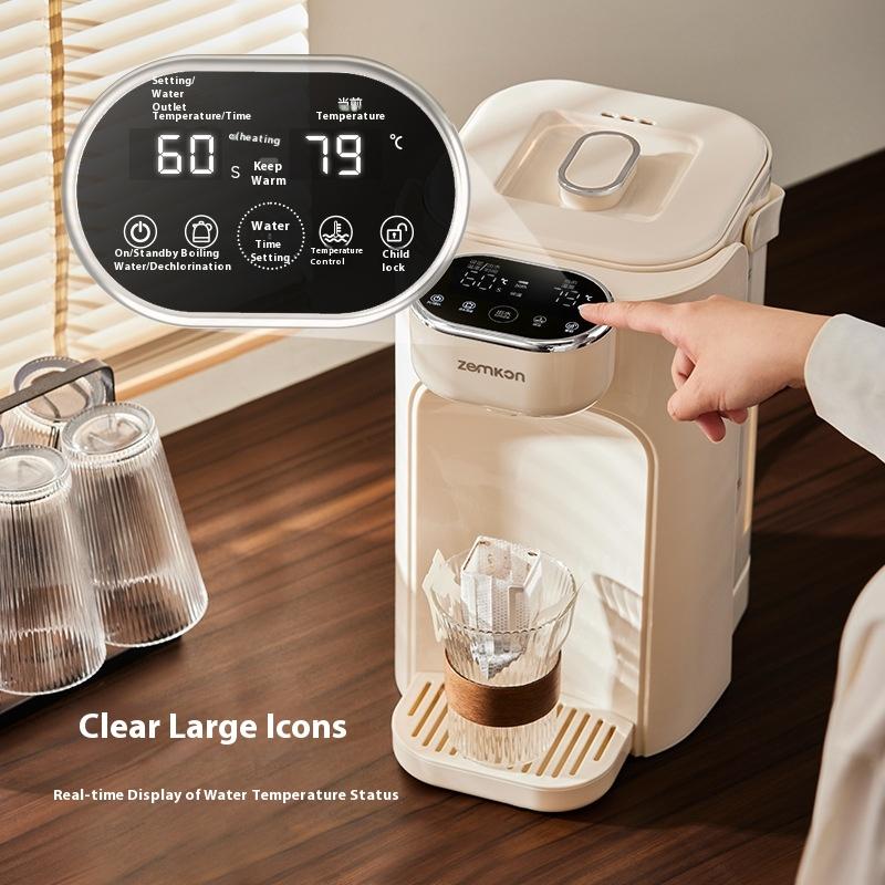 Электрический чайник-термос раздельного типа с постоянной температурой, бытовой чайник, автоматическая теплоизоляция, встроенный диспенсер для воды