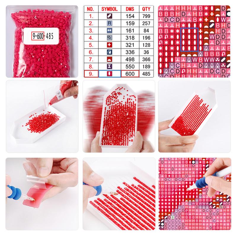 5D Diy Full Round Diamond Painting Still Diamond Embroidery