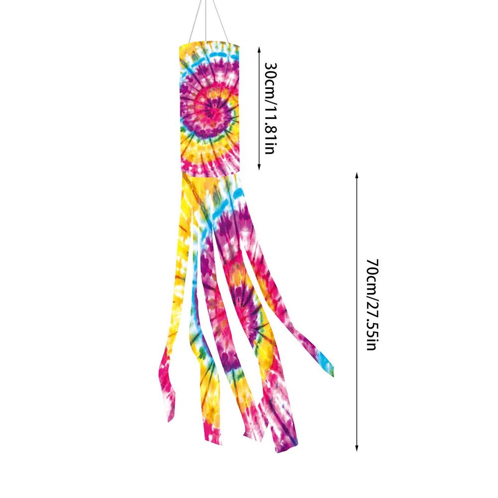 Тай-дай Флюгер Уличный Флаг Направления Ветра Царапиноустойчивый Ветрозащитный Радужный Флюгер Флюгер Украшение Двора Флаг