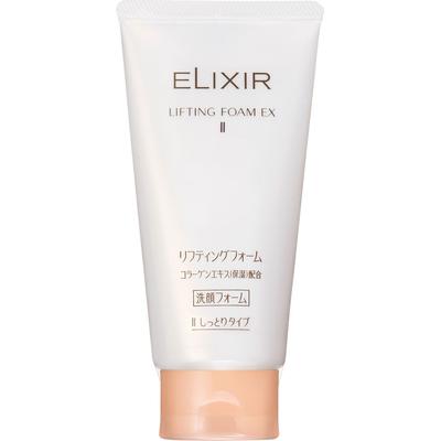 Elixir Elixir Пена для лифтинга EX II 130 г для снятия макияжа (масло) Добавьте небольшое количество воды или теплой воды и хорошо вспеньте.. Промыть