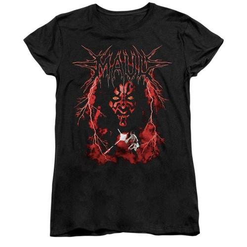 Star Wars Womens/Ladies Darth Maul Lightning T-Shirt