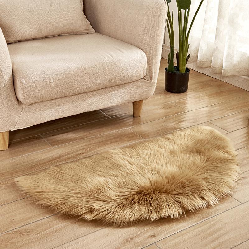 Semi-Circular Door Mat & Chair Cushion for Home - Cold Protection Floor Mat for Living Room, Bedroom, and More