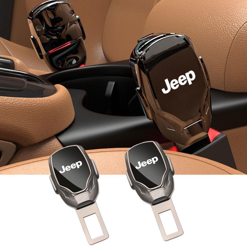 Для автомобиля Jeep Зажим-пряжка ремня безопасности Расширитель Заглушка Одна кнопка для освобождения Для Jeep Grand Cherokee wk2 Wrangler Ремешок Gladiator