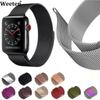 Milanese Loop For Apple Watch 9 8 7 6 SE 5 4 1 2 3 42mm 38mm Strap for Iwatch 4 40mm 44mm Stainless Steel Band 41 45mm 49mm Ultra 2 SE 2