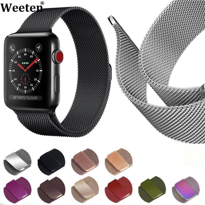Milanese Loop For Apple Watch 9 8 7 6 SE 5 4 1 2 3 42mm 38mm Strap for Iwatch 4 40mm 44mm Stainless Steel Band 41 45mm 49mm Ultra 2 SE 2