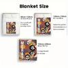 Morat 2D Flat Pattern Flannel Blanket High quality All Seasons Warmth and Comfort Perfect for Christmas Gifts.SMT0917111