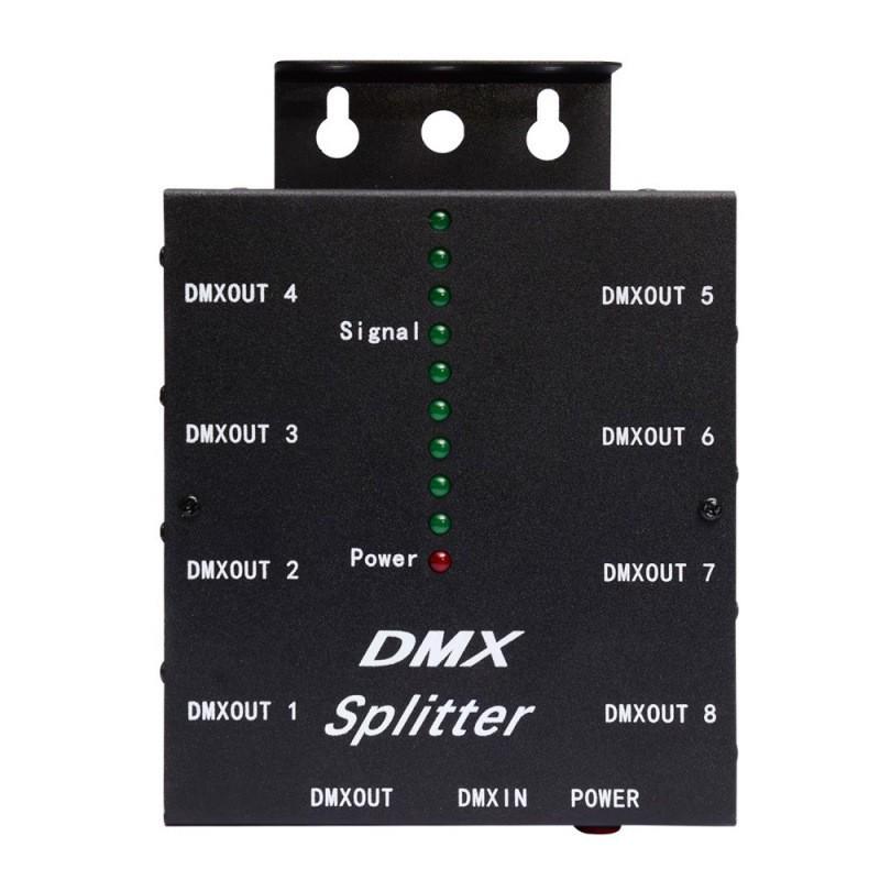 8-канальный беспроводной DMX512 усилитель и распределитель сигнала для сценического света