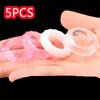 5PCS Male Cock Ring Penis Ring Delay Ejaculation Scrotal Binding Ball Stretcher anillos para hombre Silicone Cockring Sex Toy