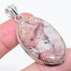 Natural Dolomite Gemstone 925 Sterling Silver Jewelry Pendant 2.17" E2Q59