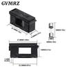 10PCS/lot BLX-A 5*20MM BLACK GLASS FUSE HOLDER 5*20 Insurance Tube Socket Fuseholder for 5X20MM 5X20 Fuse PCB BOARD