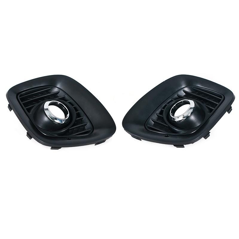 Car Front Bumper Fog Lamp Light Cover For Kia Picanto Morning 2015 2016 2017 Fog Light Grille Bezel Headlight Shell 86547-1Y520