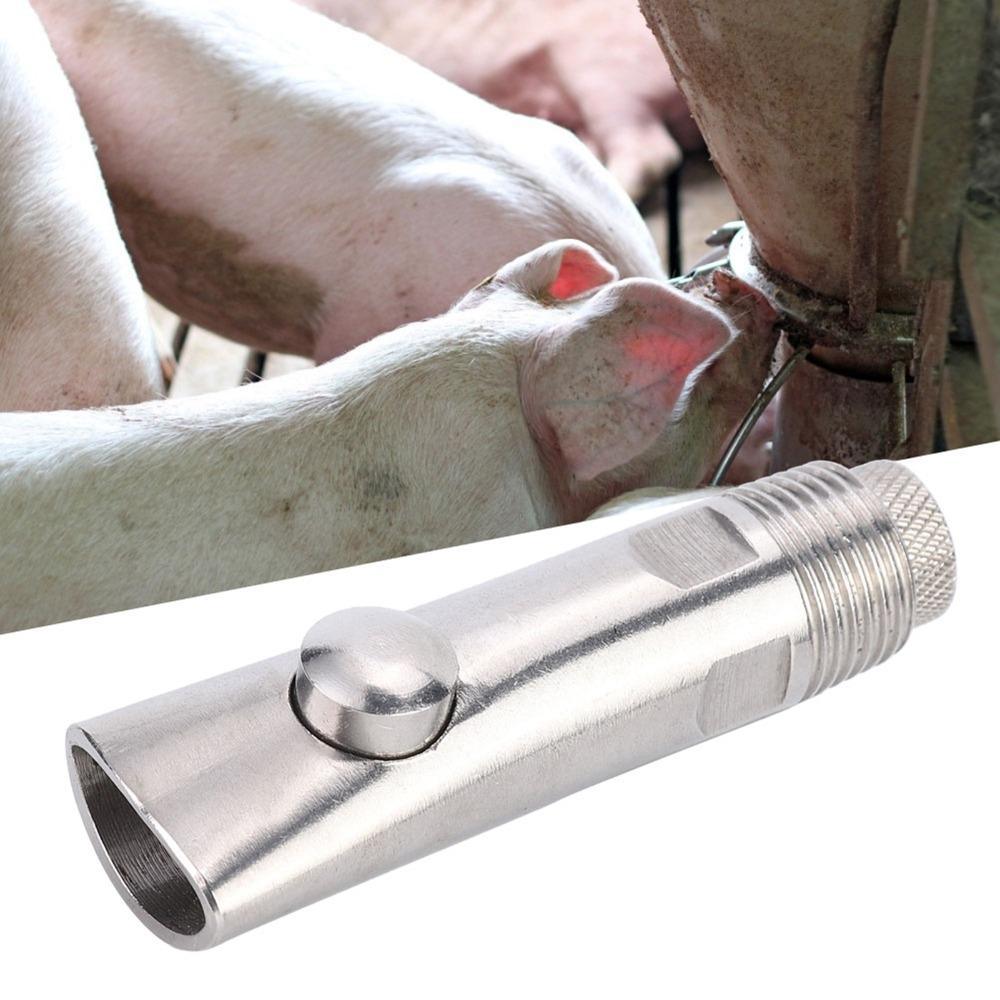 5Pcs Flat Nozzle Automatic Pig Drinker Durable Pig Drinking Tool Livestock Water Feeder  Pig