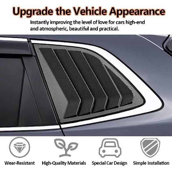 Window Louvers Fits for Honda CRV 2023 2024 2025 Accessories Rear Side Window Louvers Windshield Sun Shade Cover Auto Exterior Decoration Trim