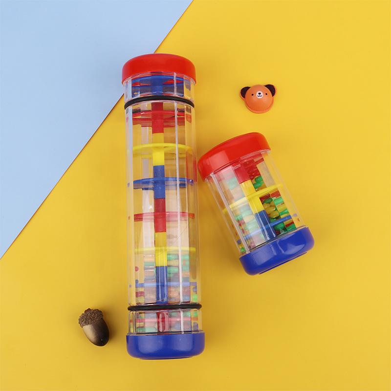 Rainmaker Rain Sound Stick Tube Musical Instrument Toddler Hand Shaking Music Montessori Early Education Toy Popular Baby Kids