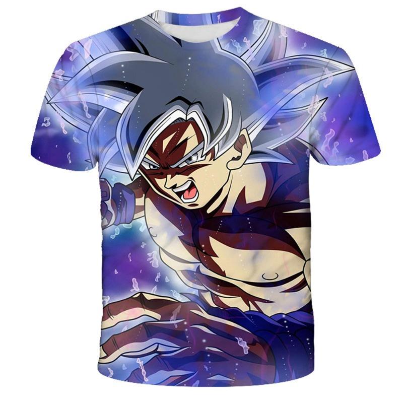 Japanese Anime Dragon Ball Z Printed Super Future Trunks Super Saiyan God Epic T-Shirt Fashion Kids Adults Cosplay Tops Clothing
