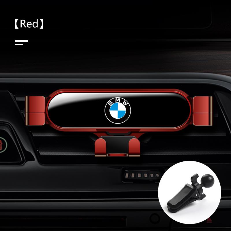 JUSK5 New 2025 Gravity Car Holder For Phone Air Vent Clip Mount Mobile Cell Stand For BMW M Power Sport M1 M3 M4 M5 M6 E90 F30 X4 X5 X