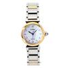 L May Bells Mini Stainless Steel White Mother Of Pearl Dial Eco-Drive EM1136-87D Women's Watch