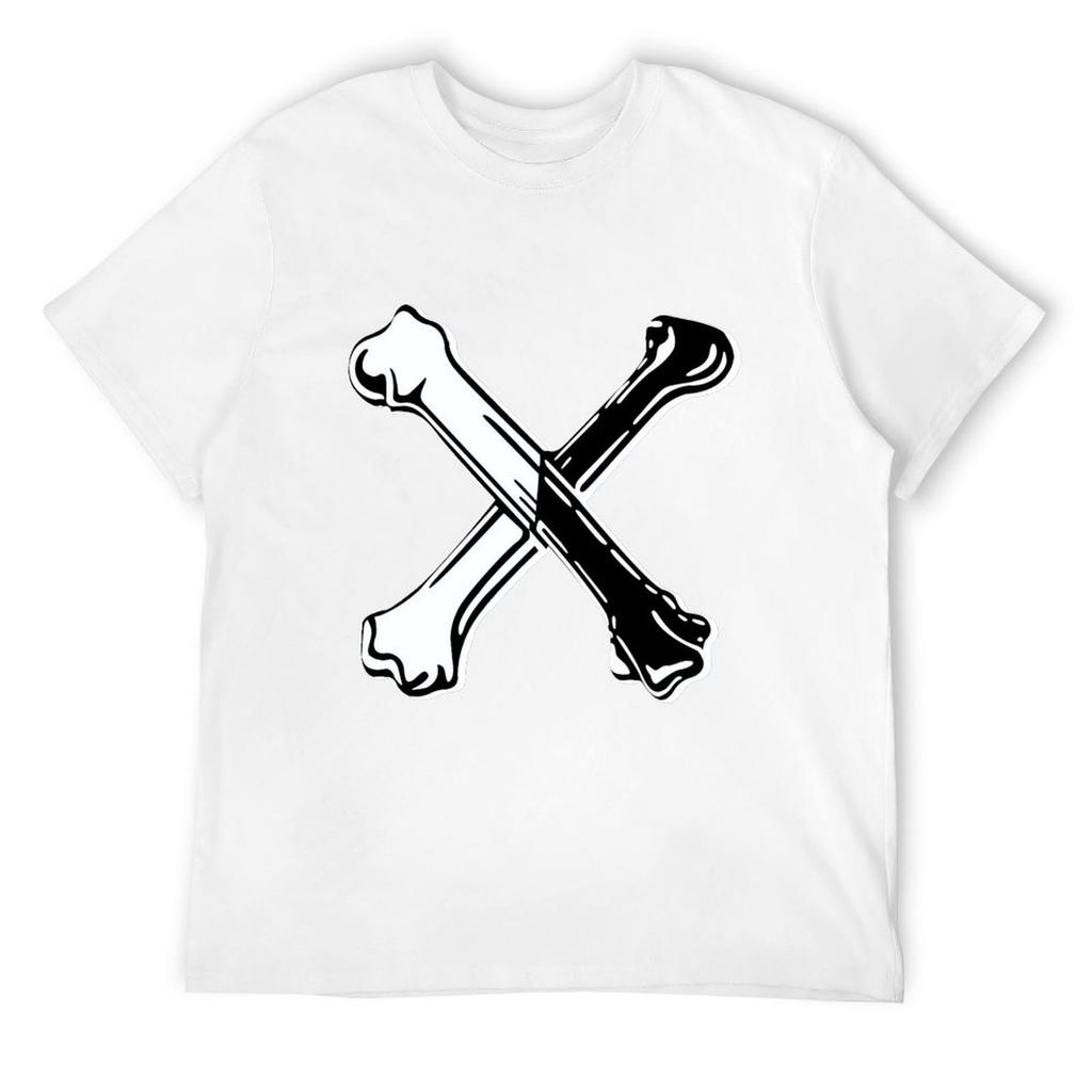 Карло Наследник Кэмерон Бойс Логотип Кости Футболка графические футболки мужская одежда дизайнерские рубашки Мужская хлопковая футболка