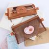 Pen Bag Stationery School Supplies Mesh Pencil Case Storage Bags Bear Pencil Bags Kawaii Pencil Bag