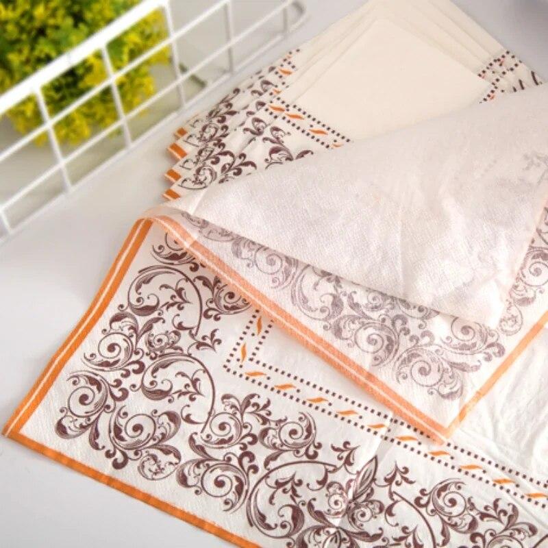 Одноразовые салфетки для вечеринок двухслойные, 20 шт./упак.