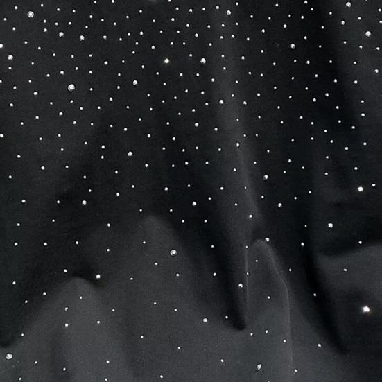 Летняя мужская одежда Летняя футболка со стразами и заклепками, повседневная футболка с круглым вырезом, корейская версия, мужская футболка с короткими рукавами